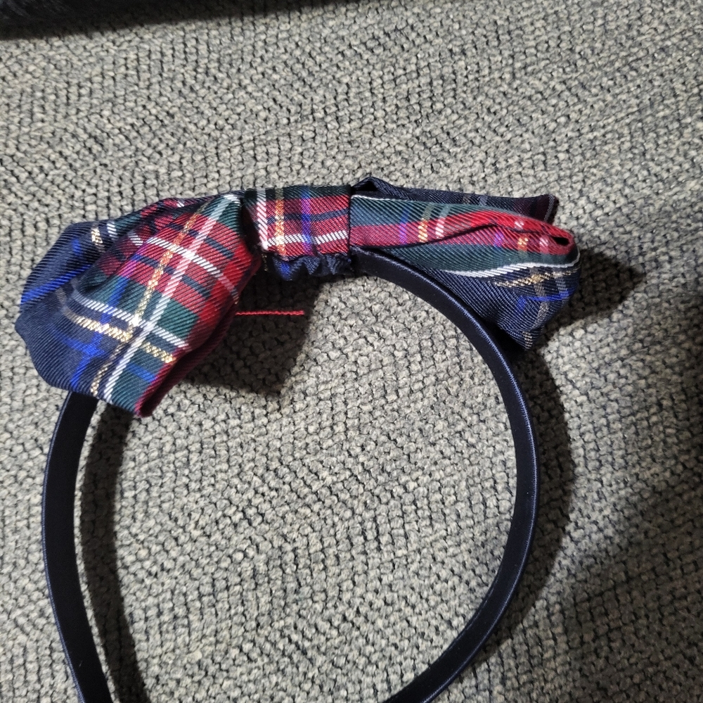 Children's Place Plaid Headband NWOT